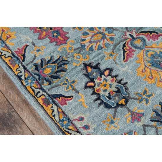 Rug, Momeni, Ibiza, IBI-4, Blue, 5' X 8', 40513