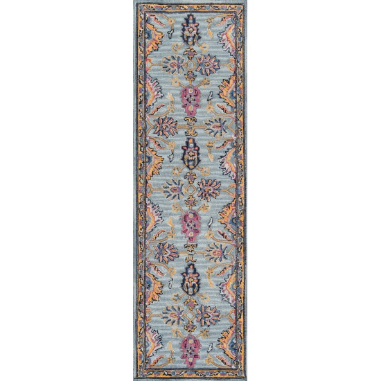 Rug, Momeni, Ibiza, IBI-4, Blue, 5' X 8', 40513