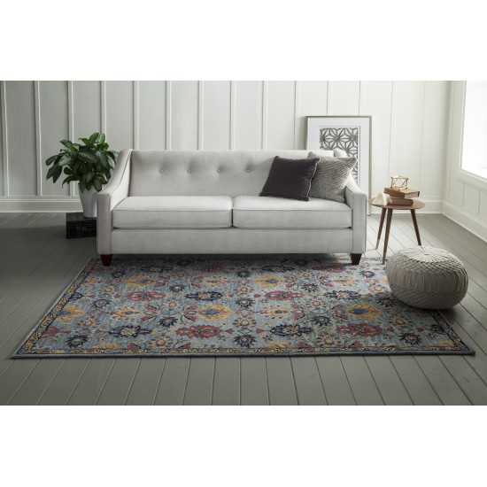 Rug, Momeni, Ibiza, IBI-4, Blue, 5' X 8', 40513