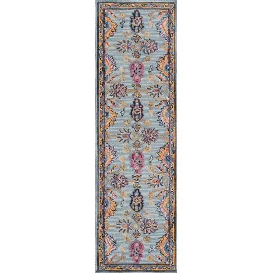 Rug, Momeni, Ibiza, IBI-4, Blue, 8' X 10', 40533