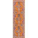 Rug, Momeni, Ibiza, IBI-4, Orange, 2'3" X 7'10" Runner, 40486