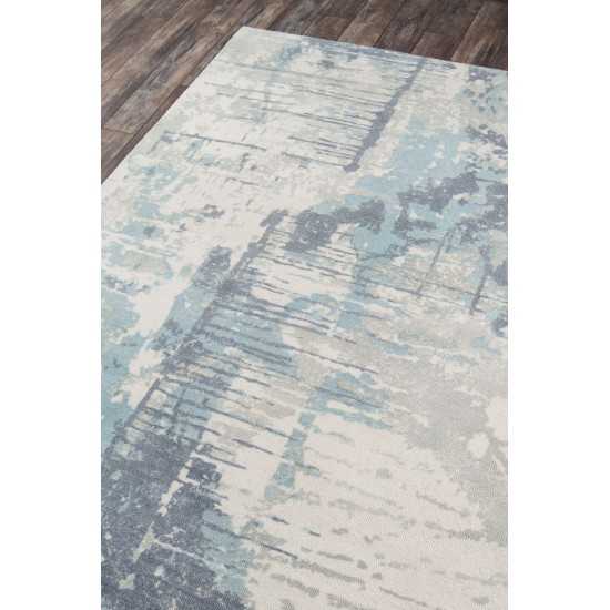 Rug, Momeni, Illusions, IL-04, Blue, 2'3" X 8' Runner, 40677