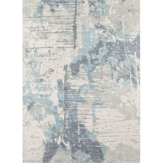 Rug, Momeni, Illusions, IL-04, Blue, 5' X 7'6", 40684