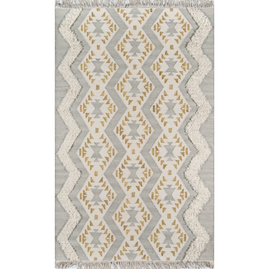 Rug, Novogratz, Indio, IND-1, Grey, 2' X 3', 42364