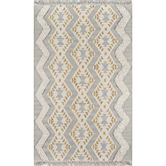 Rug, Novogratz, Indio, IND-1, Grey, 3' X 5', 42382