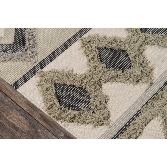 Rug, Novogratz, Indio, IND-4, Sage, 2'3" X 7'10" Runner, 42377