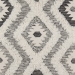 Rug, Novogratz, Indio, IND-5, Black, 3' X 5', 42387