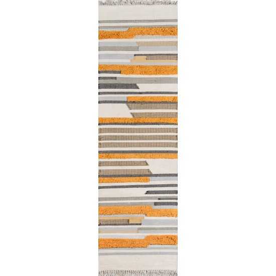 Rug, Novogratz, Indio, IND-6, Mustard, 7'6" X 9'6", 42406