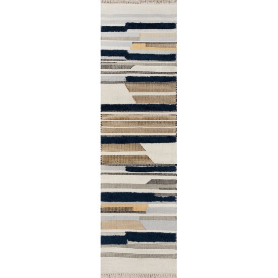 Rug, Novogratz, Indio, IND-6, Navy, 2' X 3', 45229