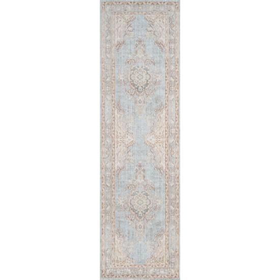 Rug, Momeni, Isabella, ISA-1, Blue, 2' X 3', 39014