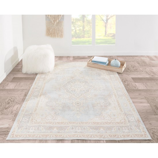 Rug, Momeni, Isabella, ISA-1, Blue, 2' X 3', 39014