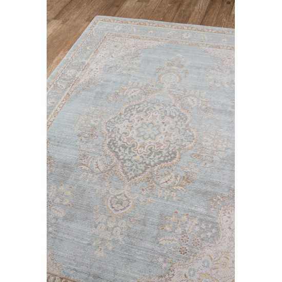 Rug, Momeni, Isabella, ISA-1, Blue, 2'7" X 8' Runner, 39118