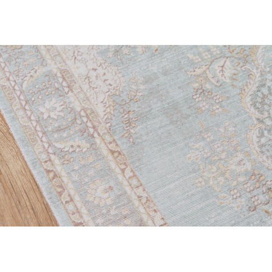 Rug, Momeni, Isabella, ISA-1, Blue, 4' X 6', 39035
