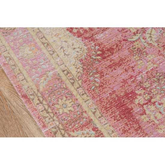 Rug, Momeni, Isabella, ISA-1, Pink, 2'7" X 8' Runner, 39121