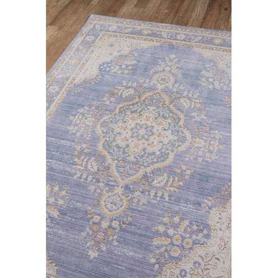 Rug, Momeni, Isabella, ISA-1, Periwinkle, 2' X 3', 39201