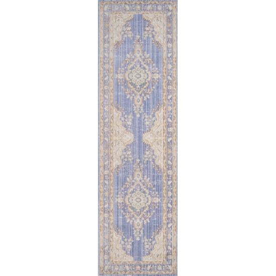 Rug, Momeni, Isabella, ISA-1, Periwinkle, 4' X 6', 39203