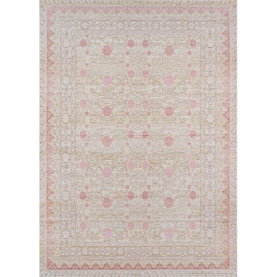 Rug, Momeni, Isabella, ISA-3, Pink, 4' X 6', 39047