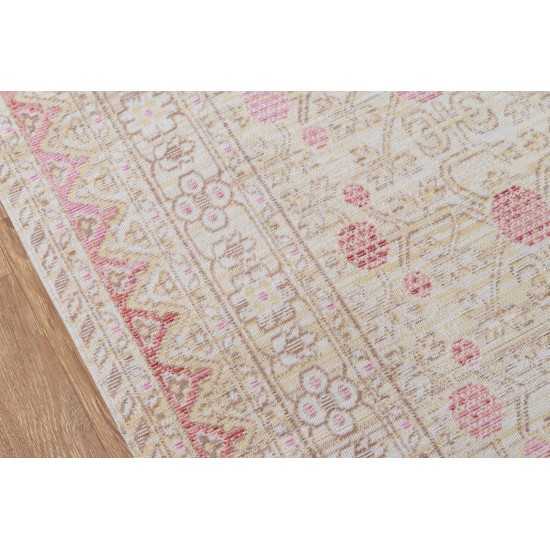 Rug, Momeni, Isabella, ISA-3, Pink, 5'3" X 7'3", 39067