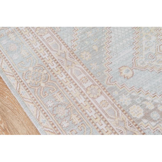 Rug, Momeni, Isabella, ISA-7, Blue, 4' X 6', 39054