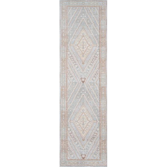 Rug, Momeni, Isabella, ISA-7, Blue, 4' X 6', 39054