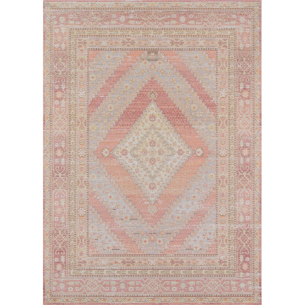 Rug, Momeni, Isabella, ISA-7, Pink, 4' X 6', 39055