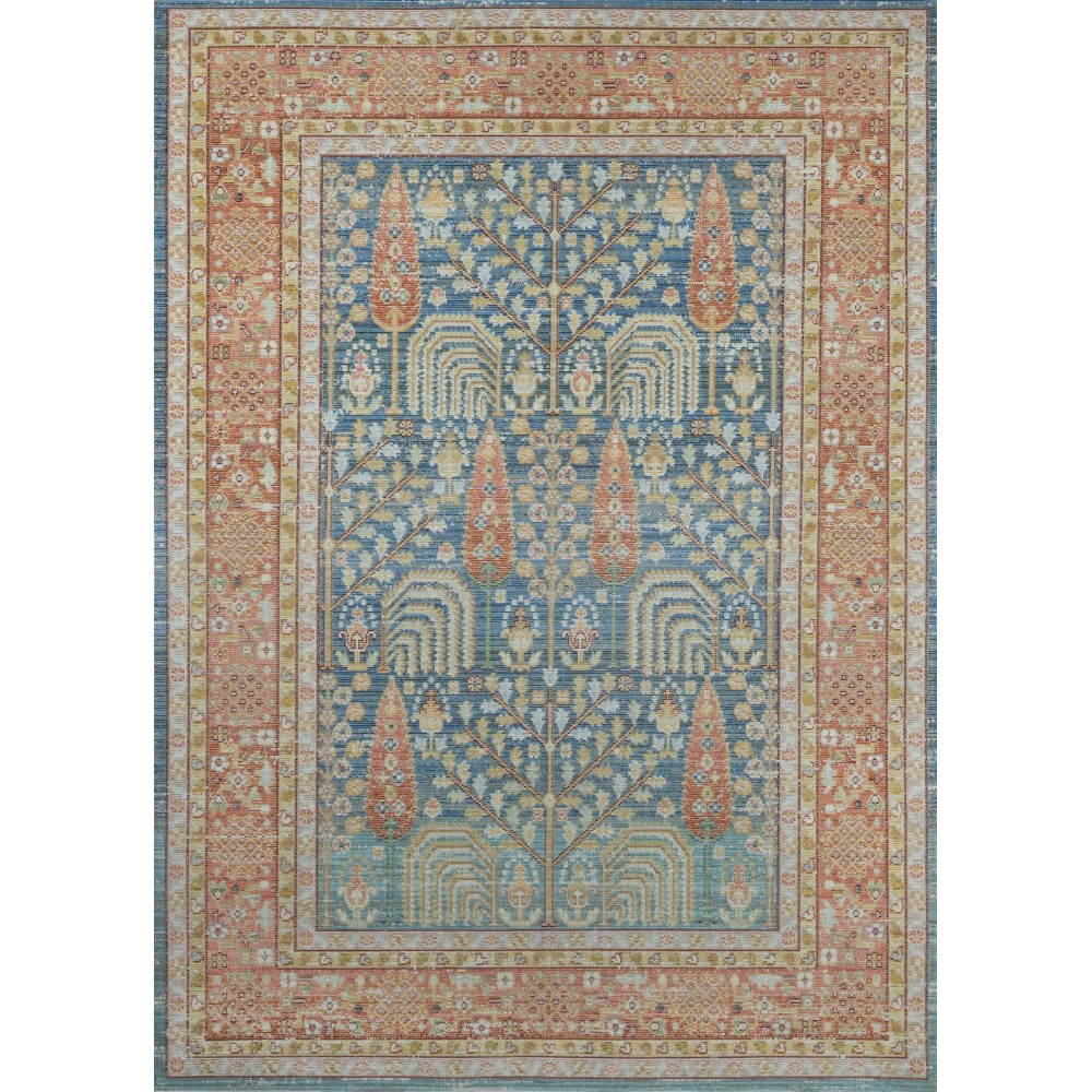 Rug, Momeni, Isabella, ISA-8, Blue, 2' X 3', 47171 Rug, Momeni, Isabella, ISA-8, Blue, 2' X 3', 47171