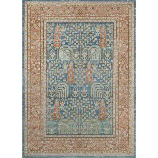 Rug, Momeni, Isabella, ISA-8, Blue, 2'7" X 8' Runner, 47174