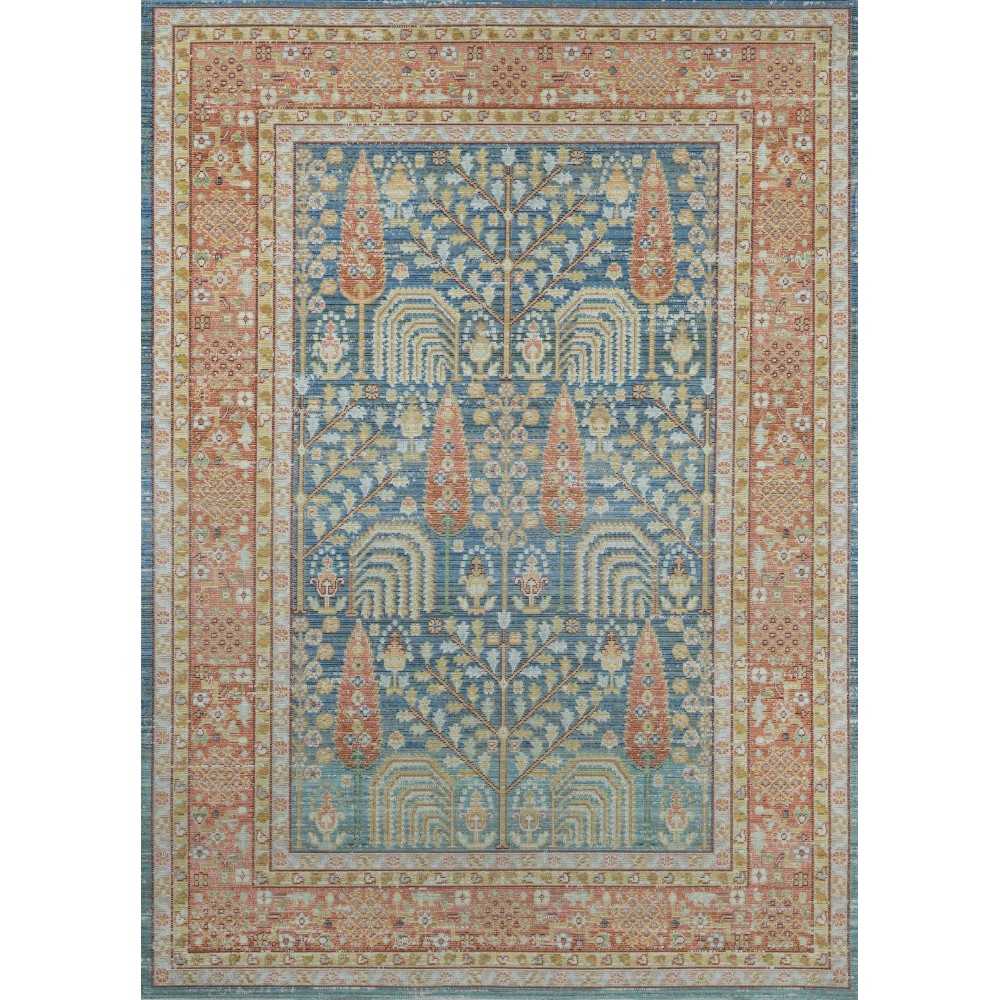 Rug, Momeni, Isabella, ISA-8, Blue, 5'3" X 7'3", 47184 Rug, Momeni, Isabella, ISA-8, Blue, 5'3" X 7'3", 47184