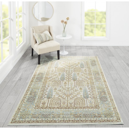 Rug, Momeni, Isabella, ISA-8, Ivory, 5'3" X 7'3", 47183