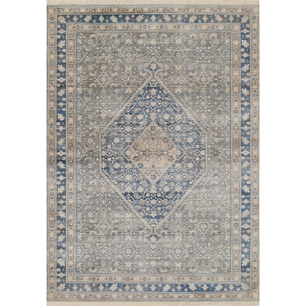 Rug, Momeni, Izmir, IZ-03, Blue, 2'6" X 8' Runner, 47956