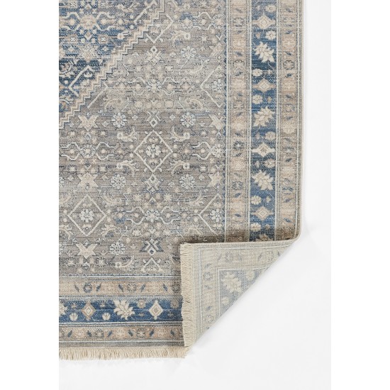 Rug, Momeni, Izmir, IZ-03, Blue, 2'6" X 8' Runner, 47956