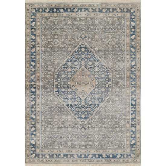 Rug, Momeni, Izmir, IZ-03, Blue, 5' X 5' Round, 47967