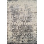 Addison Castille Vintage Borders Area Rug, 7’10" x 10’7", Ash, ACA39AS8X11