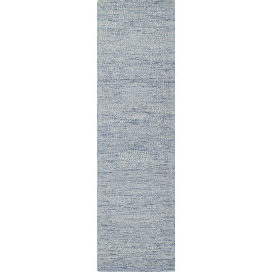 Rug, Momeni, James, JAM-1, Light Blue, 2'3" X 8' Runner, 48025