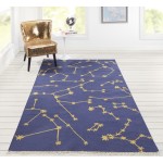 Rug, Novogratz, Jem, JEM-1, Navy, 2' X 3', 46088