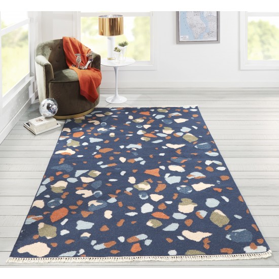 Rug, Novogratz, Jem, JEM-2, Navy, 2'3" X 8' Runner, 46176