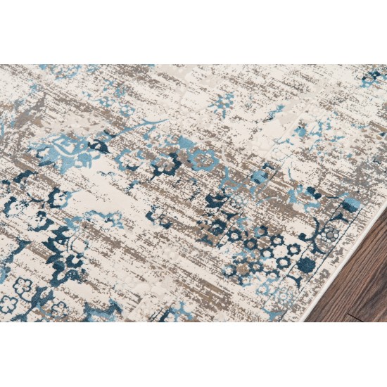 Rug, Momeni, Juliet, JU-01, Blue, 2'3" X 7'6" Runner, 32118