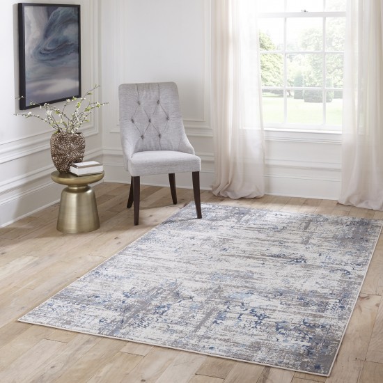 Rug, Momeni, Juliet, JU-01, Blue, 2'3" X 7'6" Runner, 32118