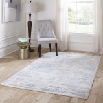 Rug, Momeni, Juliet, JU-02, Blue, 2'3" X 7'6" Runner, 32122