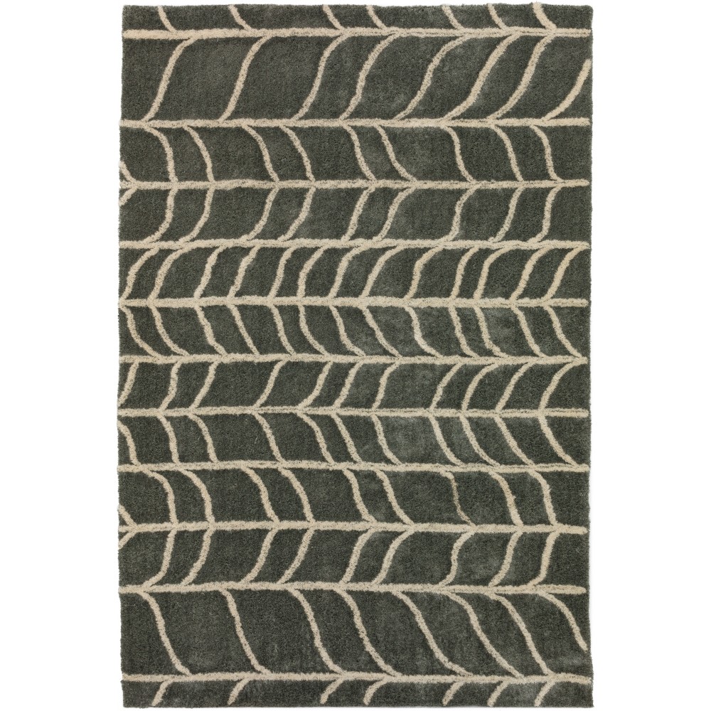 Calabar Transitional Tread Concrete Area Rug, 5’ x 7’6", Concrete, ACL40CO5X8