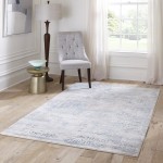Rug, Momeni, Juliet, JU-02, Blue, 5' X 7'6", 32073