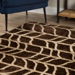 Calabar Transitional Tread Fudge Area Rug, 3’6" x 5’6", Fudge, ACL40FU4X6