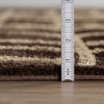Addison Calabar Transitional Tread Fudge Area Rug, 9’ x 13’, Fudge, ACL40FU9X13