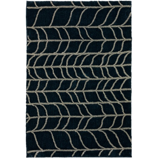 Calabar Transitional Tread Marlin Area Rug, 3’6" x 5’6", Marlin, ACL40MA4X6