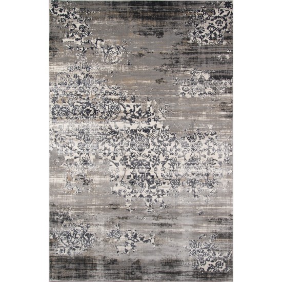 Rug, Momeni, Juliet, JU-05, Grey, 2'3" X 7'6" Runner, 32128