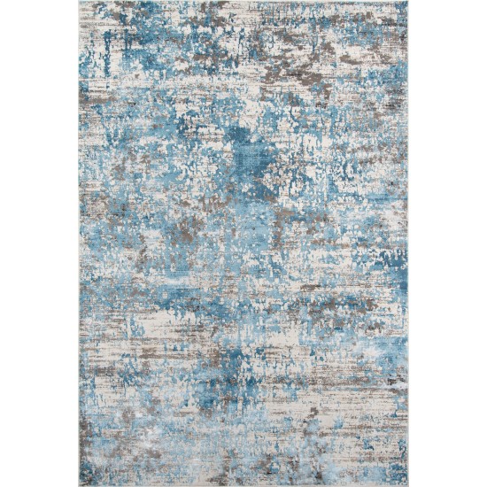 Rug, Momeni, Juliet, JU-09, Blue, 2'3" X 7'6" Runner, 37114