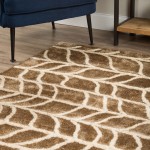 Calabar Transitional Tread Stone Area Rug, 3’6" x 5’6", Stone, ACL40ST4X6