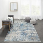 Rug, Momeni, Juliet, JU-09, Blue, 8'6" X 11'6", 37137