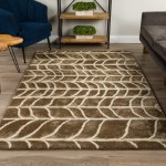 Addison Calabar Transitional Tread Stone Area Rug, 5’ x 7’6", Stone, ACL40ST5X8