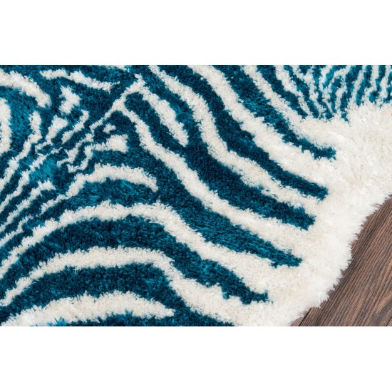 Rug, Novogratz, Kalahari, KAL-1, Turquoise, 5' X 7'6", 36383